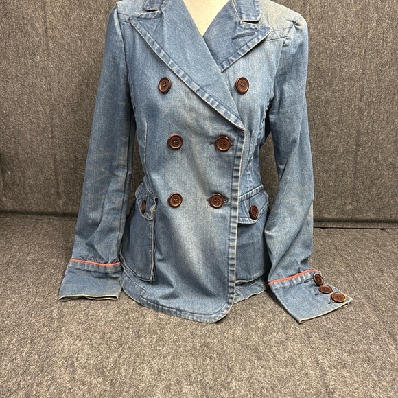Marc Jacobs Jackets & Blazers - Marc Jacobs Blue Jean Jacket Double-Breasted